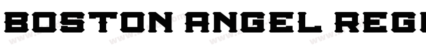 Boston Angel Regula字体转换
